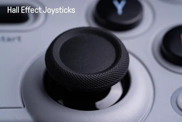 Alt view image 5 of 7 - 8Bitdo Sn30 Pro Wireless Bluetooth Controller, Hall Effect Joystick Update, Retro Gamepad for Switch/Switch 2, PC, Steam Deck, Android, Raspberry PI, iPhone, iPad, macOS and Apple TV (Gray Edition)