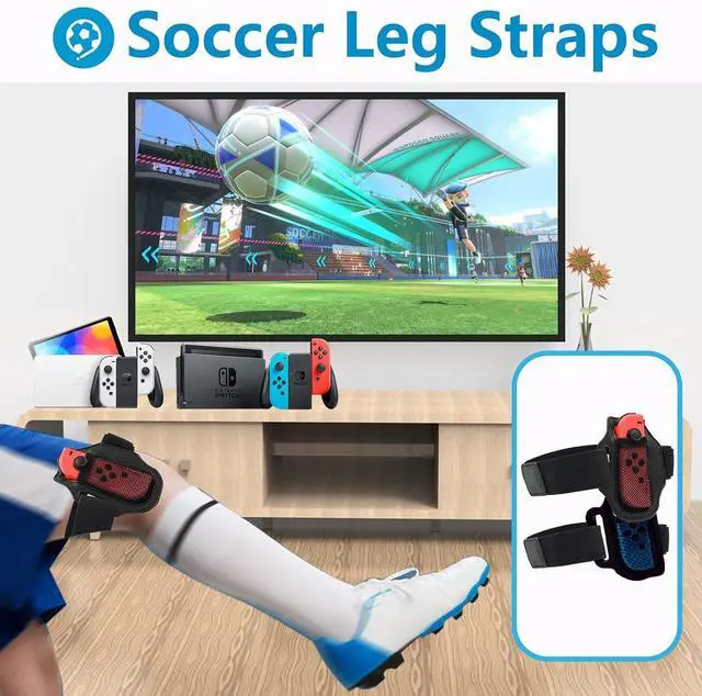 Alt view image 3 of 7 - KUNSLUCK Switch Sports Accessories Bundle for Nintendo Switch Sports, 12 in 1 Nintendo Switch Sports Family Accessories Kit Compatible with Switch/Switch OLED