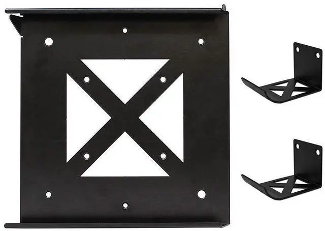 Alt view image 3 of 7 - HumanCentric Wall Mount Compatible with PS4 Fat, 2 Controller Mounts Bundle, Mount on The Wall or on The Back of The TV with a VESA Pattern, Does Not Work with Slim or Pro PS4, Hardware Included