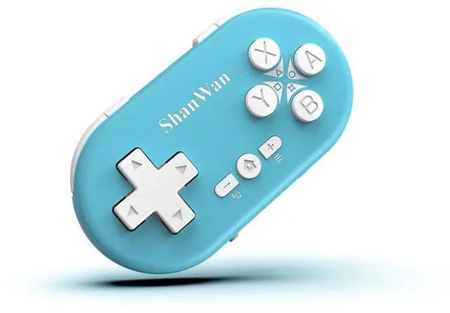 Main image of ShanWan Bluetooth Gamepad Keychain Sized Mini Controller for Switch, Windows, Android, iOS & PS4Kabrilan