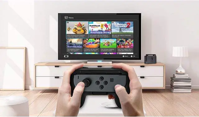 Alt view image 5 of 6 - Beastron Joy Con Grips Compatible with Nintendo Switch, Handle Kit for Nintendo Game Switch Joy Con Controller 4 Pack