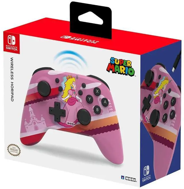 Alt view image 2 of 4 - HORI Wireless HORIPAD (Peach) Pro Controller for Nintendo Switch - Officially Licensed By Nintendo