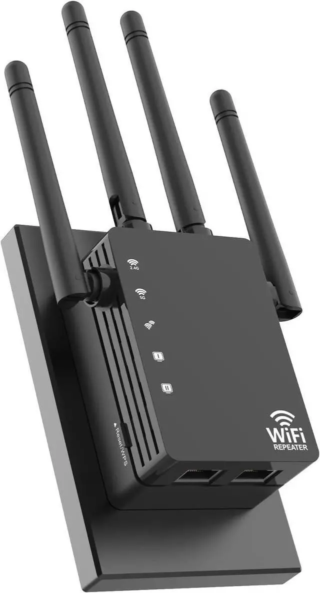 Main image of Dual Band 5GHz/2.4GHz WiFi Extender, WiFi Booster, WiFi Extender Signal Booster, Covers 12880 Sq.ft, Supports 105 Devices, Wireless Signal Booster for Home