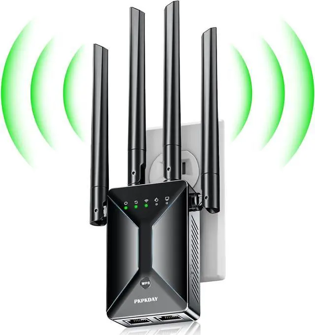 Main image of WiFi Extender Signal Booster for Home: Internet Repeater Long Range Covers Up to 50+ Devices and 9998 Sq.ft