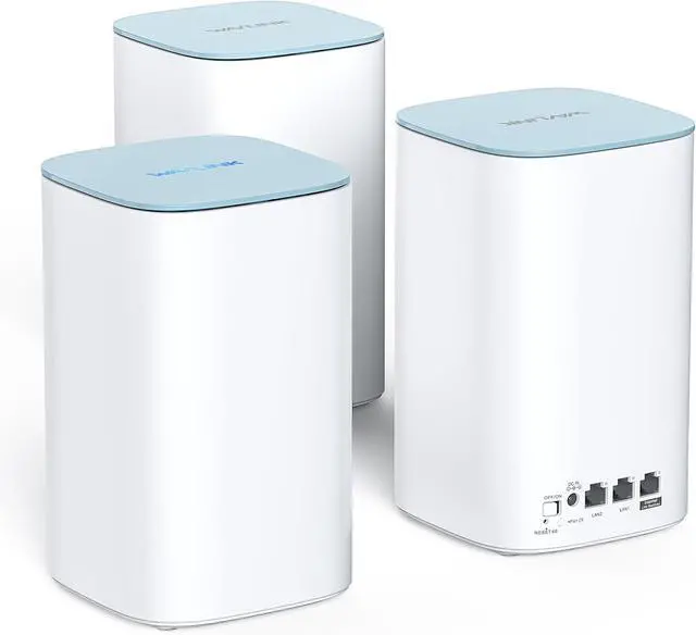 Main image of WAVLINK AX3000 WiFi 6 Mesh System 3 Pack - Covers up to 7300 Sq.Ft., Speeds up to 3.0 Gbps, Replaces Wireless Router and WiFi Extender Signal Booster, Easy Setup, Smart App Control