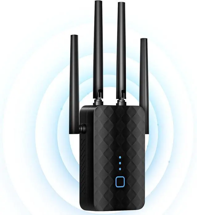 Main image of WiFi Extender Signal Booster for Home, Dual Band 5.8GHz&2.4GHz, Covers Up to 10000 Sq.ft, WiFi Repeater 1.2Gbps WiFi Booster with Ethernet Port, Made for USA