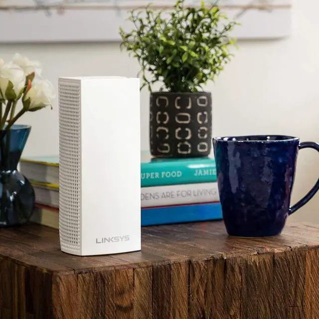 Alt view image 6 of 6 - Linksys Velop Mesh Home WiFi System, 6,000 Sq. ft Coverage, 60+ Devices, Speeds up to (AC2200) 2.2Gbps - WHW0303