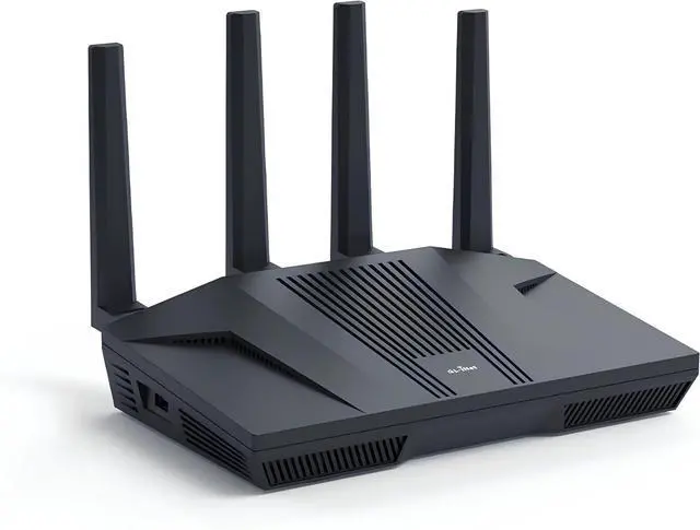 Main image of GL.iNet GL-MT6000 (Flint 2) WiFi 6 High Speed Gaming Routers for Wireless Internet, 2 x 2.5G Ethernet Ports for Fiber Optic Modem, Long Range Computer VPN WiFi Router, Home & Business