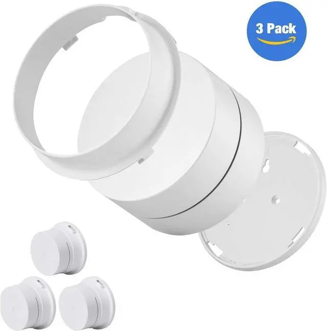 Alt view image 2 of 7 - Wall Mount for Google WiFi AC1200 - Ceiling Mount for Google WiFi 2016 Model and 2020 Model, Space Saving and Enlarging Coverage, Reinforced and Perfect Unity (3-Pack)