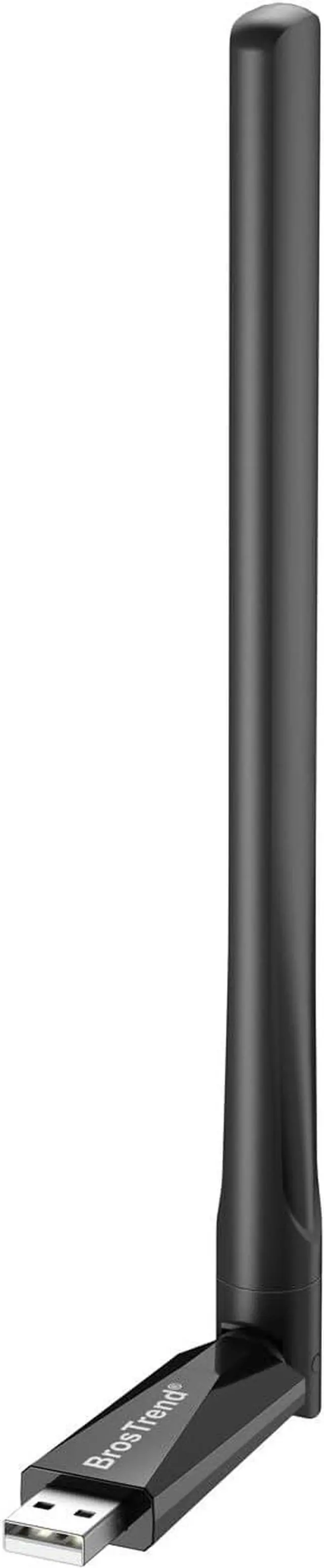Main image of 650Mbps Linux Compatible WiFi Adapter Supports Kali Linux Ubuntu Mint Debian Kubuntu Zorin PureOS Raspberry Pi 2+ Windows Dual Band USB Wireless Adapter w/ Long Range WiFi Antenna