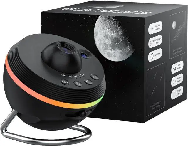 Main image of Galaxy Projector, Star Projector Home Planetarium Space Ceiling Starry Sky Night Light with Light Strip, Meteor and Galaxy Projector for Kid Adult Bedroom Christmas Gift