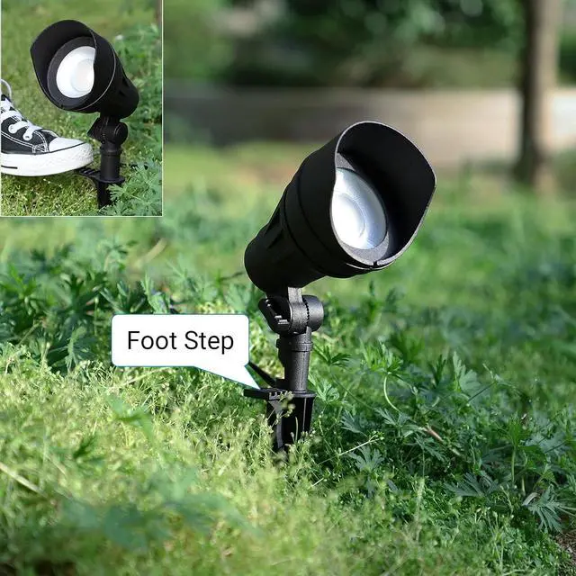 Alt view image 5 of 7 - DEWENWILS LED Low Voltage Landscape Lights, 14W 540LM 3000K 12V Aluminum Outdoor Spotlight, IP65 Waterproof Landscape Lighting for Yard, Garden, House, Tree, Lawn, 4 Pack