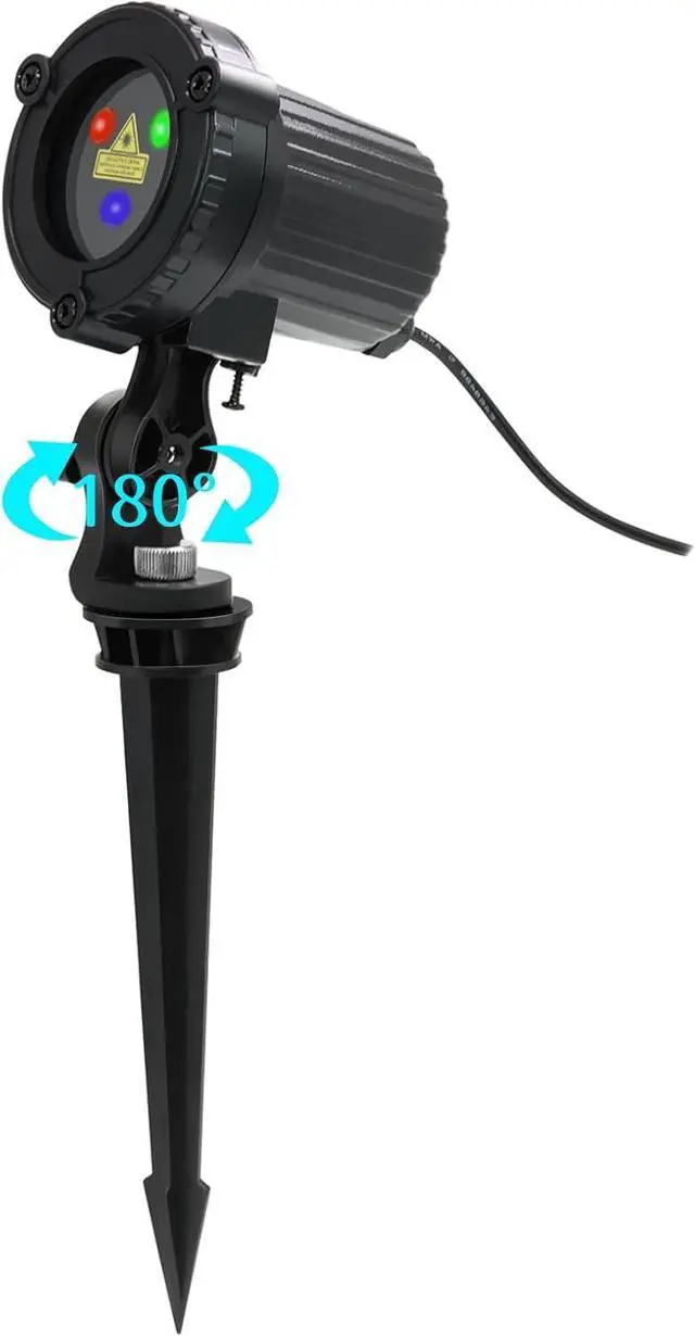 Alt view image 4 of 7 - Christmas Laser Lights, Outdoor Garden Laser Lights Projector with Moving RGB Waterproof for Christmas Holiday