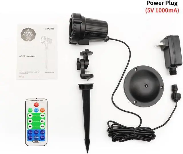 Alt view image 7 of 7 - Christmas Laser Lights, Outdoor Garden Laser Lights Projector with Moving RGB Waterproof for Christmas Holiday