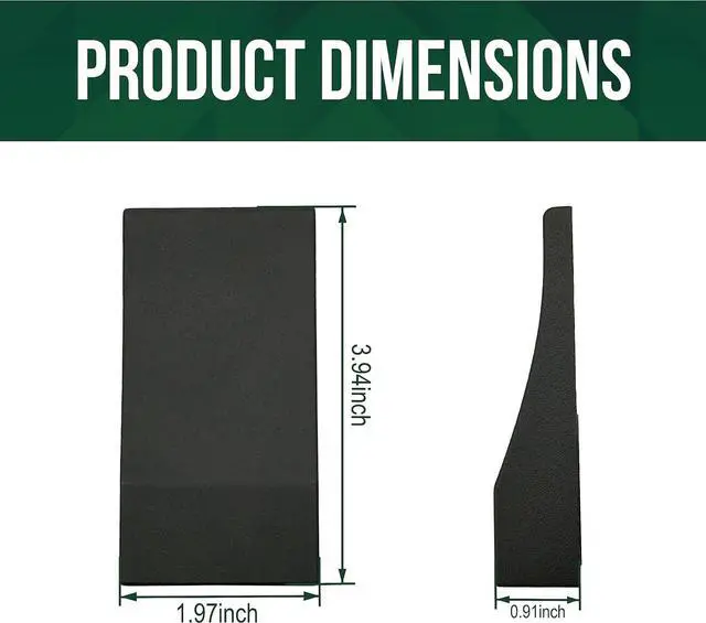 Alt view image 3 of 7 - GKOLED Low Voltage LED Wedge Deck Rail Light, Landscape Railing Post Fence Accent Lighting, 2W 2700K Integrated LED Chips, Die-cast Aluminum, Powder Coated Finish, 12V AC/DC, IP65 Rated, Black, 6-Pack