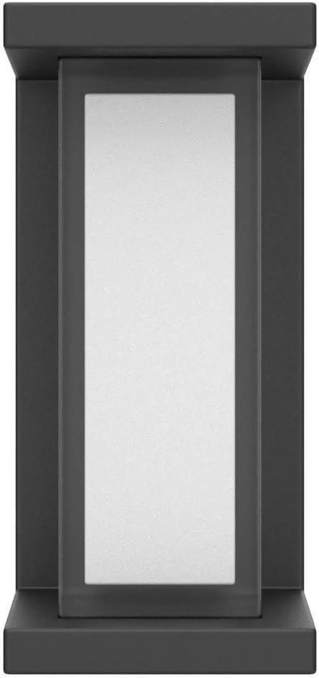Alt view image 4 of 7 - Juyace 18w Outdoor Porch Lights Exterior Lighting Fixtures Wall Mount Rectangular Modern Patio Sconces 1800Lm 3000k Aluminum Black IP65 for Garage House Front Door Entryway (2 Pack)