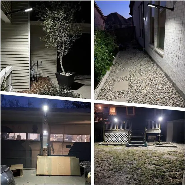 Alt view image 5 of 7 - TENKOO Solar Street Light Outdoor 25000LM Motion Sensor Lamp Waterproof IP66 Security Powered for Dusk Dawn Court and Parking Lot Solar Flood Lights Commercial Streetlight