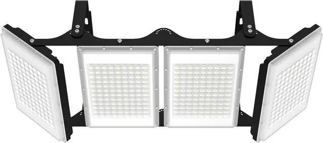 Main image of 800W LED Flood Light Outdoor, 80000lm 6000K Daylight White IP66 Waterproof, Commercial Parking Lot Light,4 Heads for Street Stadium House Floodlight Bright Security Lights for Outdoor Area