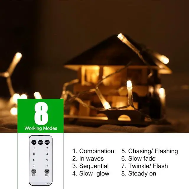 Alt view image 4 of 5 - Brightown Icicle Lights for Outside, 40 FT 432 LED Icicle Christmas Lights Outdoor with 81 Drops, 8 Modes, Connectable String Light with Remote, Timer, Waterproof Christmas Light for House, Warm White