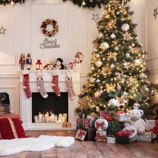 Alt view image 6 of 7 - TW SHINE C9 Christmas Lights, 100 LED 66 FT Christmas String Lights Outdoor with 8 Modes Timer Waterproof Connectable for Indoor Yard Xmas Tree House Decorations (Warm White)