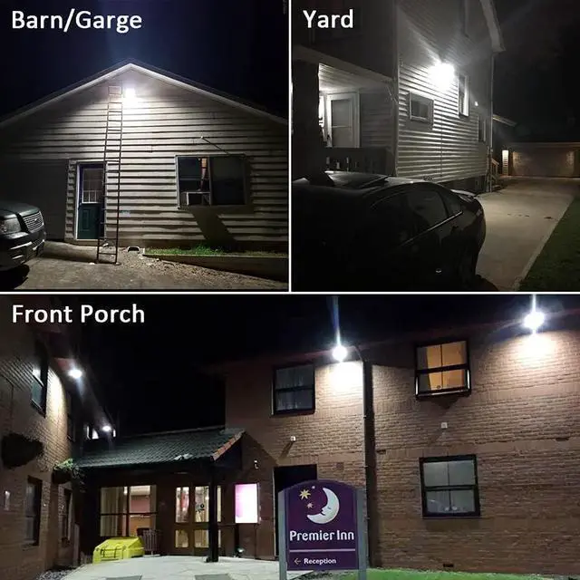 Alt view image 7 of 7 - 70W LED Barn Light,Dusk to Dawn Outdoor Lighting with Photocell and Mount arm, 5000K Daylight 10500LM,IP65 Waterproof Adjustable Angle Outdoor Flood Light for Yard Garage Securtity Area