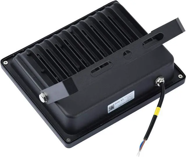 Alt view image 3 of 6 - Q QINGCHEN 2 PCS DC 12V LED Flood Light 50W 4500lm 3000K Warm White Outdoor Security Floodlight Lamp, IP65 Outside Waterproof