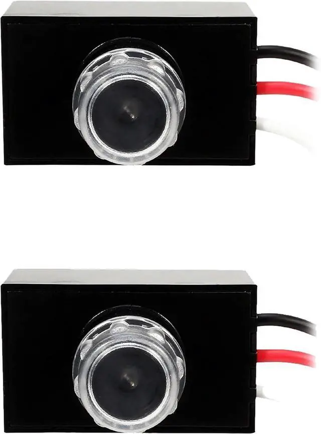 Main image of Outdoor Hard-Wired Post Eye Light Control with Photocell Light Sensor, Dusk to Dawn Sensor, Photocell Sensor, Light Sensor for Outdoor Lighting, UL Listed(2 Pack)