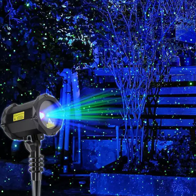 Main image of Firefly Garden Lights Laser Star Projector, Outdoor Decorative Lighting with Blue Nebula for Garden Indoor Outdoor