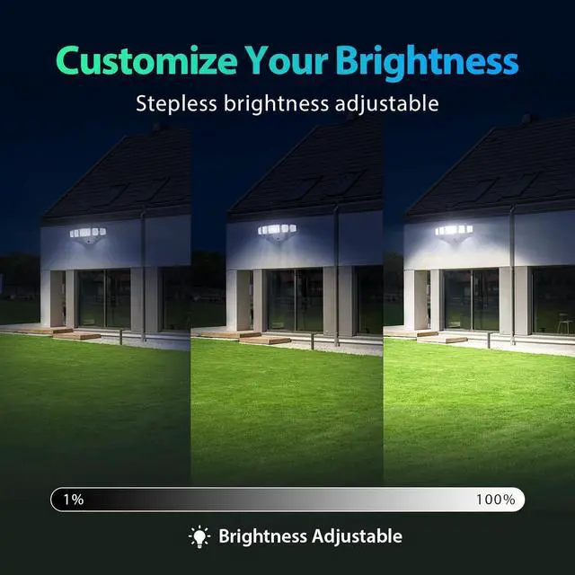 Alt view image 6 of 7 - iMaihom 5 Adjustable Heads Dusk to Dawn Led Outdoor Lighting, 55W Flood Lights Outdoor with Remote Control, 5000LM 6500K Photocell Floodlights, IP65 Waterproof Exterior Security Light for Yard (White)