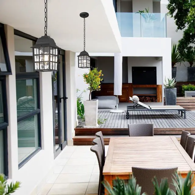 Alt view image 4 of 6 - Outdoor Pendant Light, Exterior Ceiling Hanging Lantern Porch Light with Water Glass, Outdoor Hanging Lantern Light Black Exterior Pendant Lighting Fixture for Porch, Yard, Gazebo