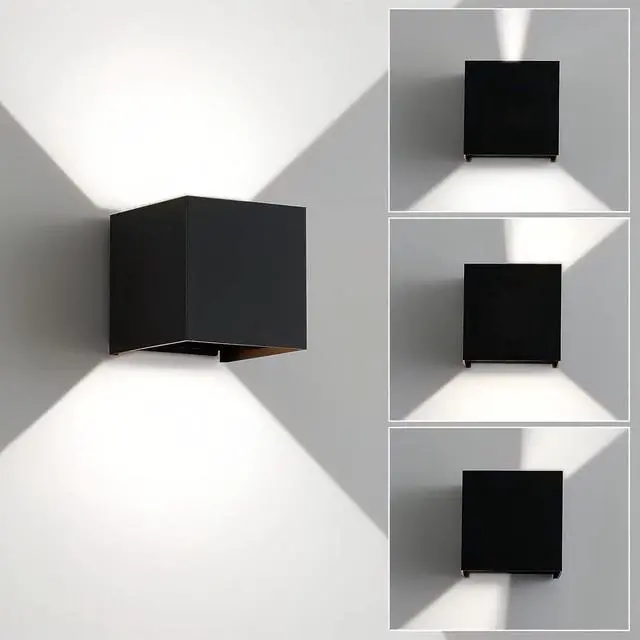 Main image of Outdoor Wall Sconces Wall Lighting 20W LED Wall Pack Light Adjustable Up Down Light Beam Waterproof Outdoor Wall Lights Exterior for Porch Patio Outdoor Porch Light 4.7 in. 6500K