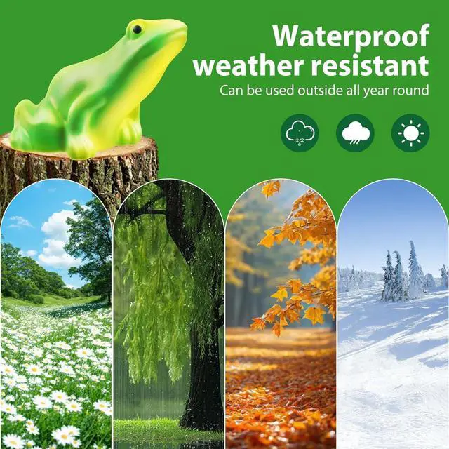 Alt view image 4 of 7 - Solar Frog Path Lights Outdoor for Garden Art Decor,6PACKS Frog Easter Gifts Decorations,Frog Lights for Housewarming Gifts,Lawn Ornament,Garden Decor Gifts for House,Women,Mom Day,Grandma