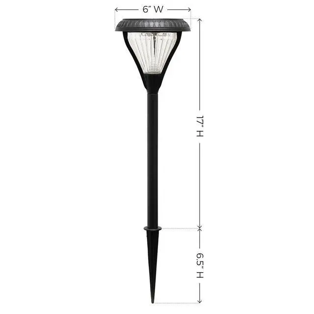 Alt view image 5 of 7 - Gama Sonic Premier Outdoor Pathway Garden Landscape Light with 2 Color LEDs, Warm White and Bright White, Black, Heavy Duty Cast Aluminum, 50 Lumens, 2-Pack (239002)