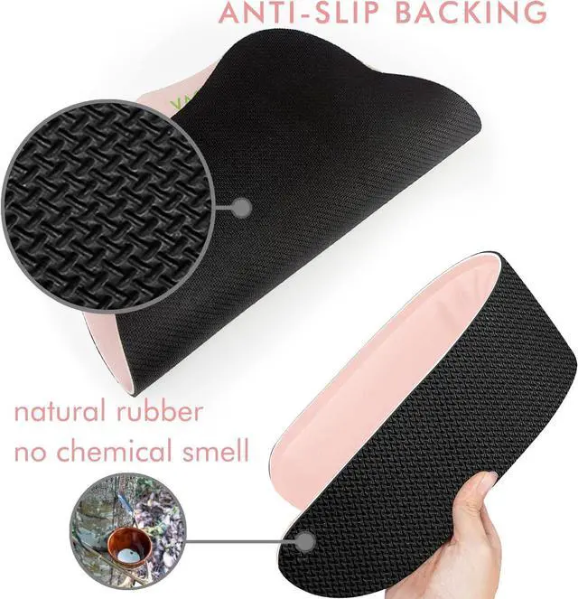 Alt view image 5 of 7 - VAGAU Premium Keyboard Wrist Rest and Mouse Pad Wrist Support, Ergonomic Memory Foam Set for Office, Laptop, Mac, Computer and Gaming,Comfortable Typing &Wrist Pain ReliefPink