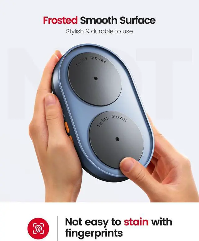 Alt view image 5 of 7 - Vaydeer Dual Turntable Mouse Mover, Turbo 3 Mouse Jiggler with Adjustable Intervals, ON/Off Switch, Undetectable & Noiseless Mouse Shaker Simulate Realistic Mouse Movement for Secure Computer Activity