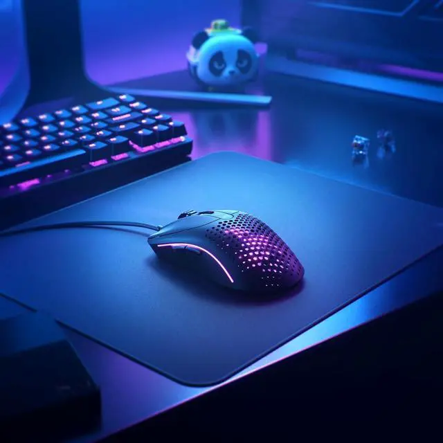 Alt view image 2 of 7 - Glorious Gaming Model O 2 Wired Gaming Mouse - 59g Ultralight, FPS, 26,000 DPI, Motion Sync, 80M Click Rated Switches, 6 Programmable Buttons, Ambidextrous, RGB, PTFE Feet - Black