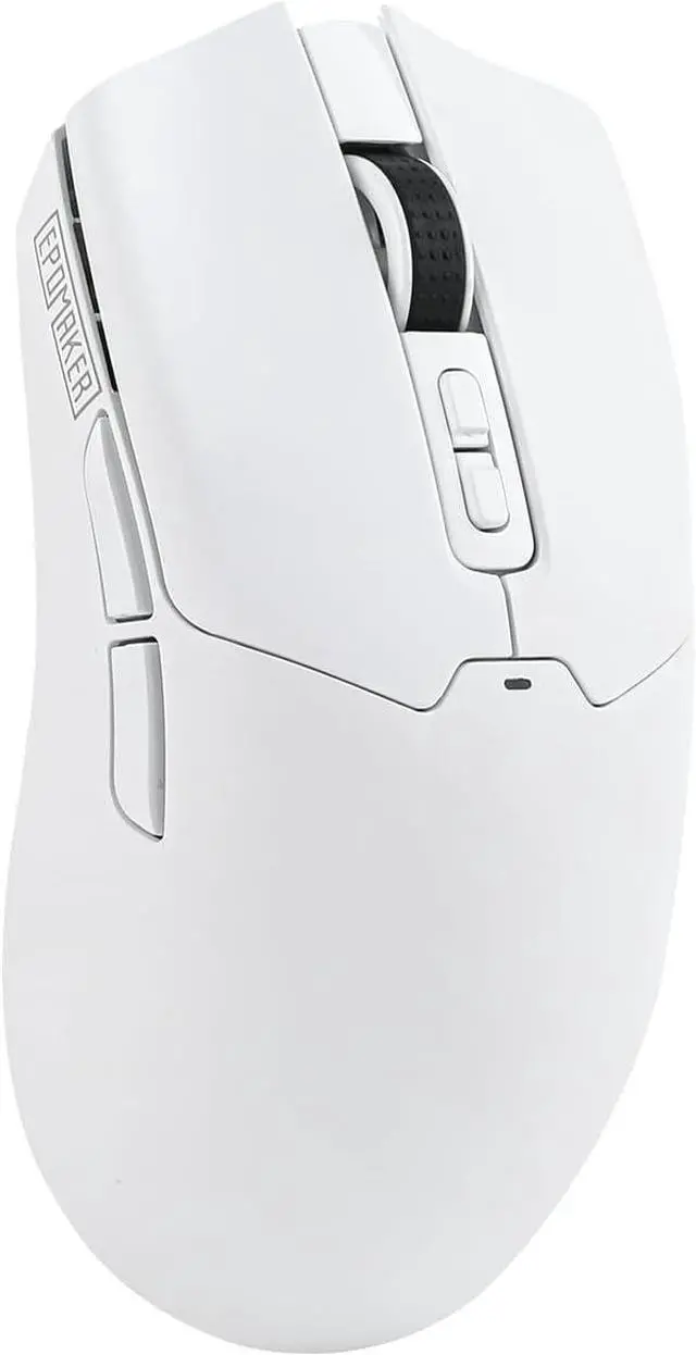Main image of EPOMAKER Click Gaming Mouse Wireless 2.4Ghz/Bluetooth/Type-C, 800 to 42,000 DPI Adjustable, 8K Polling Rate, 500mAh, Lightweight Optical Mouse, for PC/Mac/Linux (White)