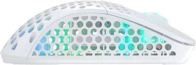 Alt view image 7 of 7 - XTRFY M4 Wireless, Wireless Ultra-Light Gaming Mouse, Optimised for E-Sports, 2.4 GHz, RF RGB Lighting, Adaptable Ergonomic Right-Handed Mouse, Rechargeable, White