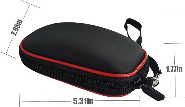 Alt view image 6 of 6 - elec Space Wireless 3D Sports Car Shape Ergonomic Optical Mini Mouse for Kids & Laptop PC with Case (Red)