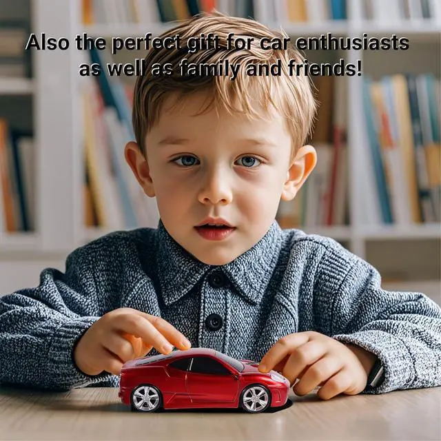 Alt view image 5 of 6 - elec Space Wireless Mouse, 2.4GHz Cool Sport Car Shape Computer Mouse 1600 DPI Optical Cordless Mice with USB Receiver for PC Laptop Computer Notebook (Red)