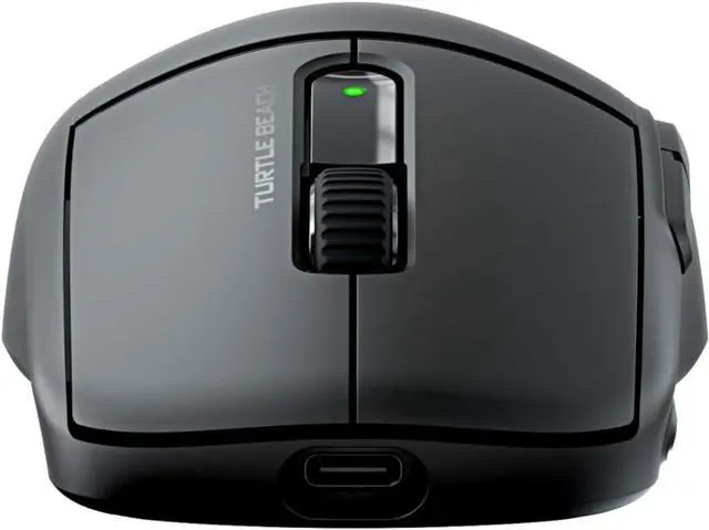 Alt view image 7 of 7 - Turtle Beach Burst II Air  2.4GHz Wireless Gaming Mouse: 47g Ultra Lightweight, Optical Switches, Symmetrical, 26K DPI Optical Sensor, Bluetooth, 120-hour Battery, USB-C Cable  Black