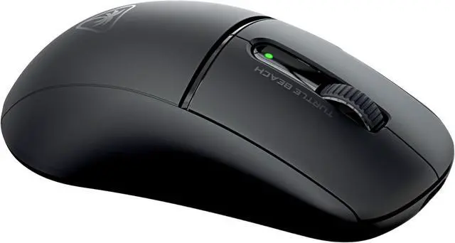 Alt view image 6 of 7 - Turtle Beach Burst II Air  2.4GHz Wireless Gaming Mouse: 47g Ultra Lightweight, Optical Switches, Symmetrical, 26K DPI Optical Sensor, Bluetooth, 120-hour Battery, USB-C Cable  Black
