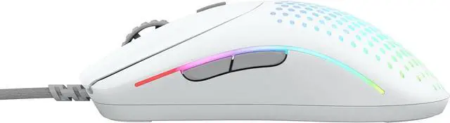 Alt view image 4 of 7 - Glorious Gaming Model O 2 Wired Gaming Mouse - 59g Ultralight, FPS, 26,000 DPI, Motion Sync, 80M Click Rated Switches, 6 Programmable Buttons, Ambidextrous, RGB, PTFE Feet - White