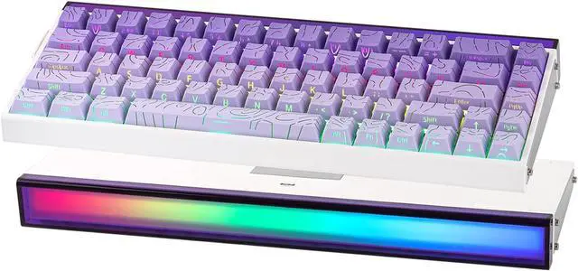 Main image of EPOMAKER Aula Hero 68 HE Wired Magnetic Gaming Keyboard, 0.01mm Adjustable Actuation, Rapid Hall Effect Switch, 8kHz Polling, 5-Layer Sound Dampening, RGB Box & Backlight (Purple)