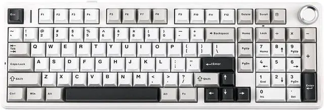 Main image of x Aula F99 Pro Wireless Mechanical Gaming Keyboard, Hot Swappable Custom Cream Keyboard with RGB Backlit, Pre-lubed Linear Switches, Gasket Structure PBT Keycaps Blutooth Keyboards for PC Xbox