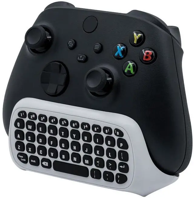 Main image of Mcbazel Mini Game Keyboard 2.4G Receiver Wireless Chatpad Message with 3.5MM Audio Jack for Xbox One/Xbox One X/Xbox One S/Xbox Series X/Xbox Series S - White