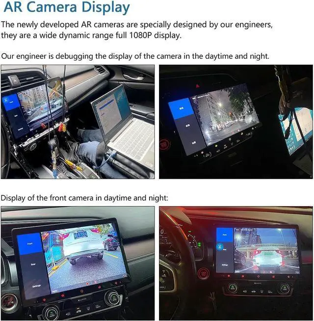 Alt view image 2 of 7 - Joying Front Camera for Car and Backup Camera 1080P Dash Cam 125° Wide, 2 Million Pixel, Night Vision, WDR, IP68K Level Waterproof(AR-FR)