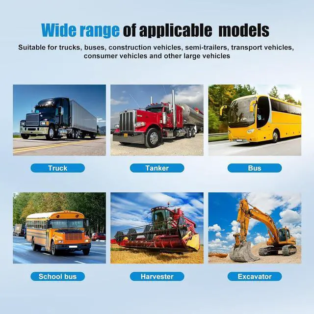 Alt view image 4 of 6 - Camecho Truck Backup Camera Heavy Duty 18 LED IR Night Vision Waterproof Vehicle Rear View Camera 12 V 24V Backup Camera Without Guide Line (Rear Camera + 32.8 ft Cable)