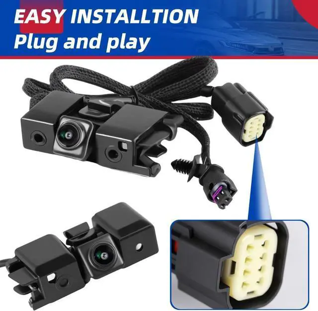 Alt view image 3 of 6 - Backup Camera Compatible with 2016 2017 2018 2019 Chevy Silverado GMC Sierra 1500 2500 3500 Rear View Suitable for Power Tailgate Replace# 84062896