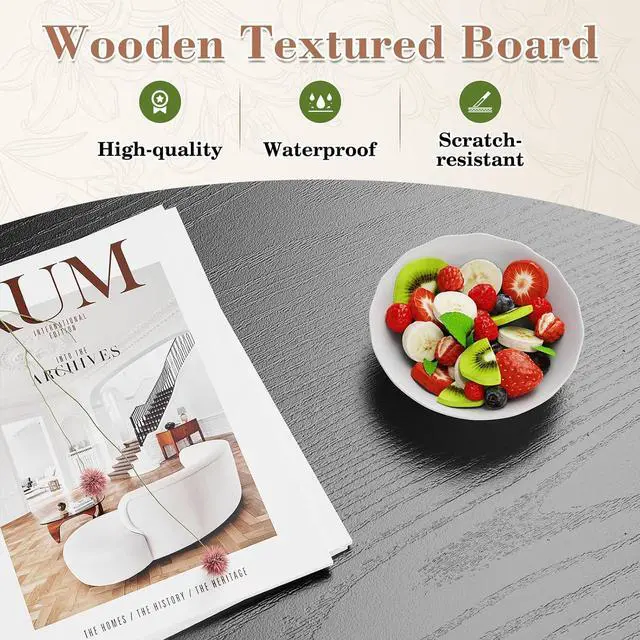 Alt view image 3 of 7 - OLIXIS Wood Lift Top Coffee Table with Hidden Compartment and Large Storage Shelf, Lift Tabletop Dining Center Table for Home Living Room Office, Black